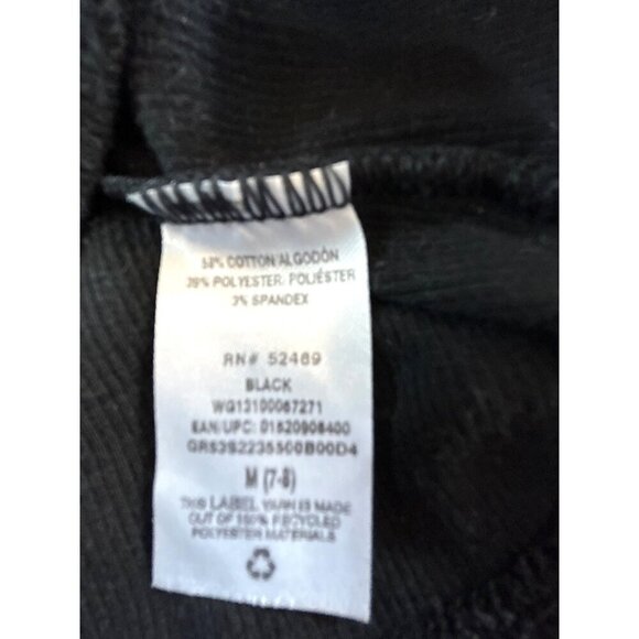 Wonder Nation Girls Tank Top Black Ribbed Size M 7-8 - Picture 3 of 5